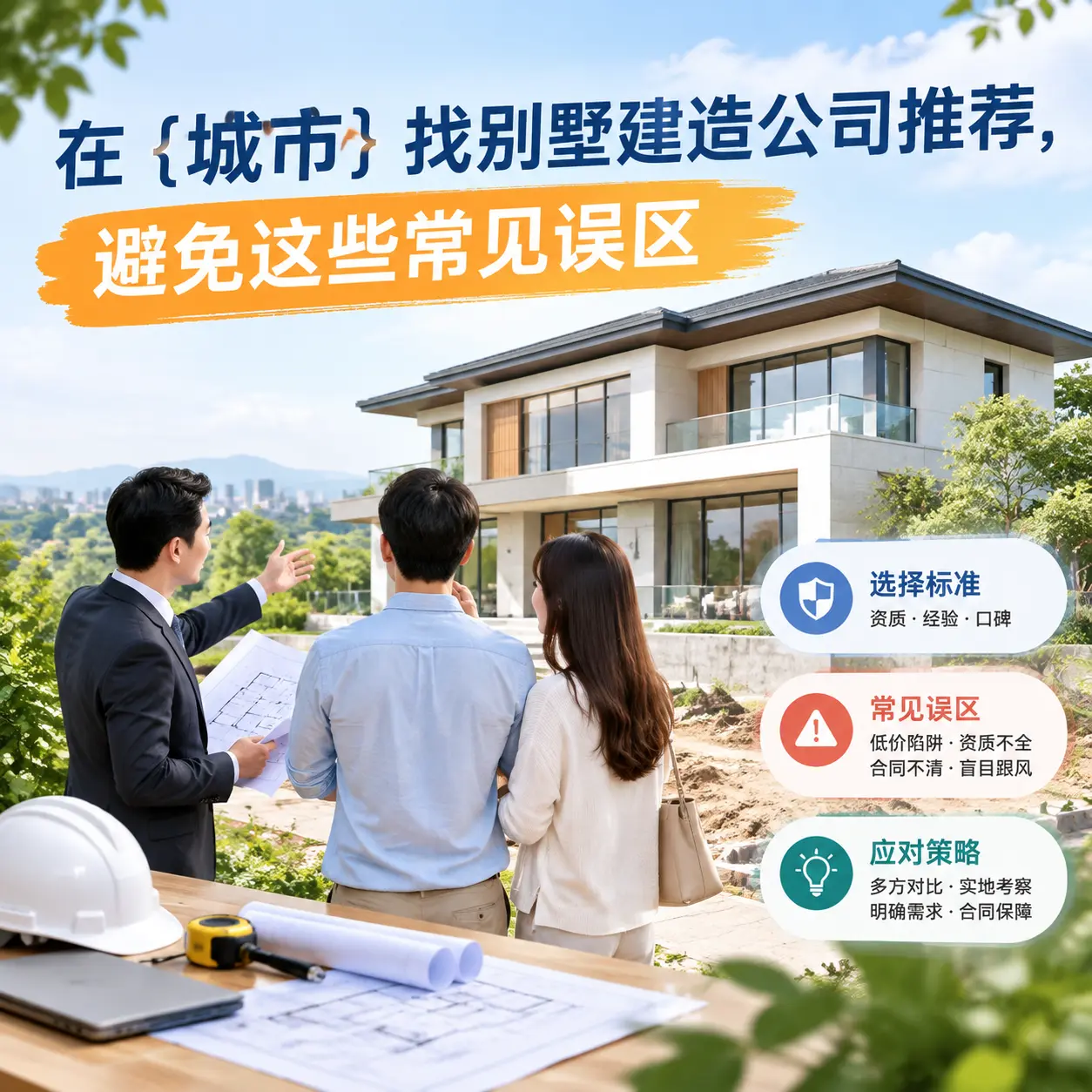 在 汇川 找别墅建造公司推荐，避免这些常见误区