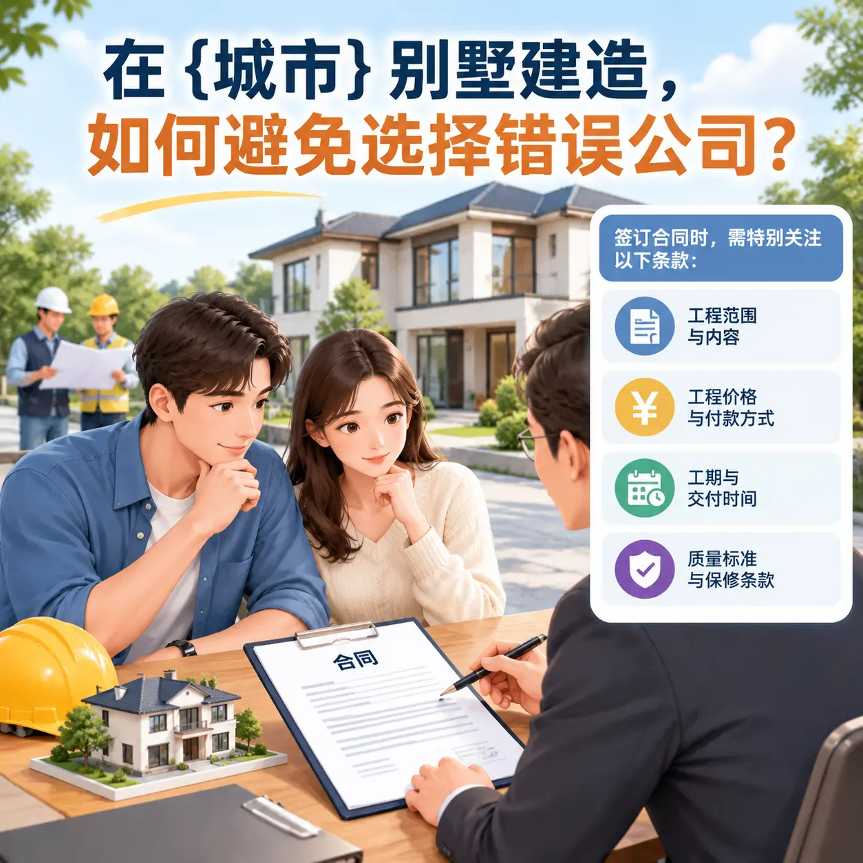 在 汇川 别墅建造，如何避免选择错误公司？