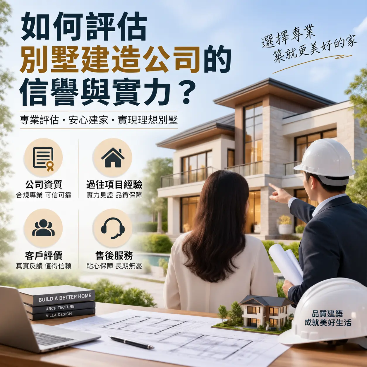 如何评估 汇川 别墅建造公司的信誉与实力？