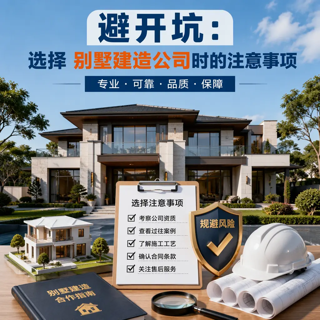 避开坑：选择 汇川 别墅建造公司时的注意事项