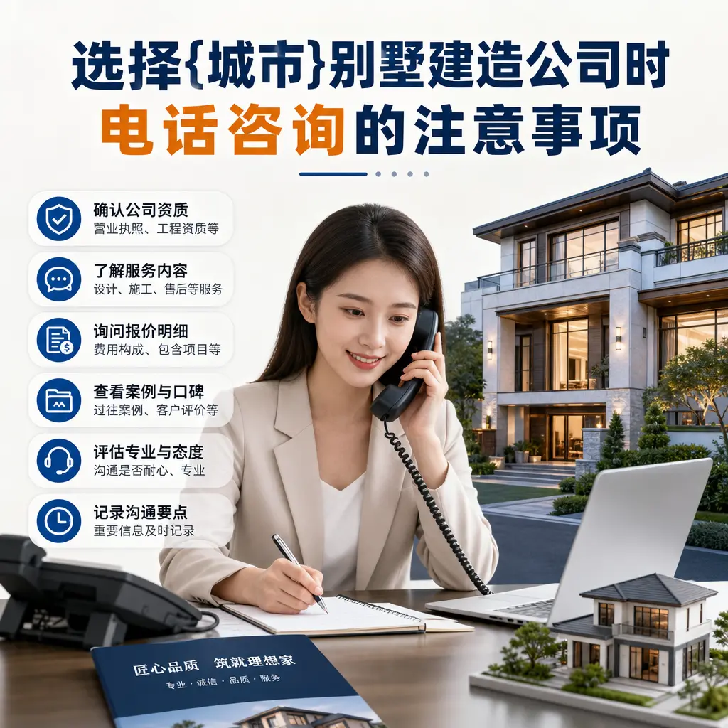 选择汇川别墅建造公司时,电话咨询的注意事项
