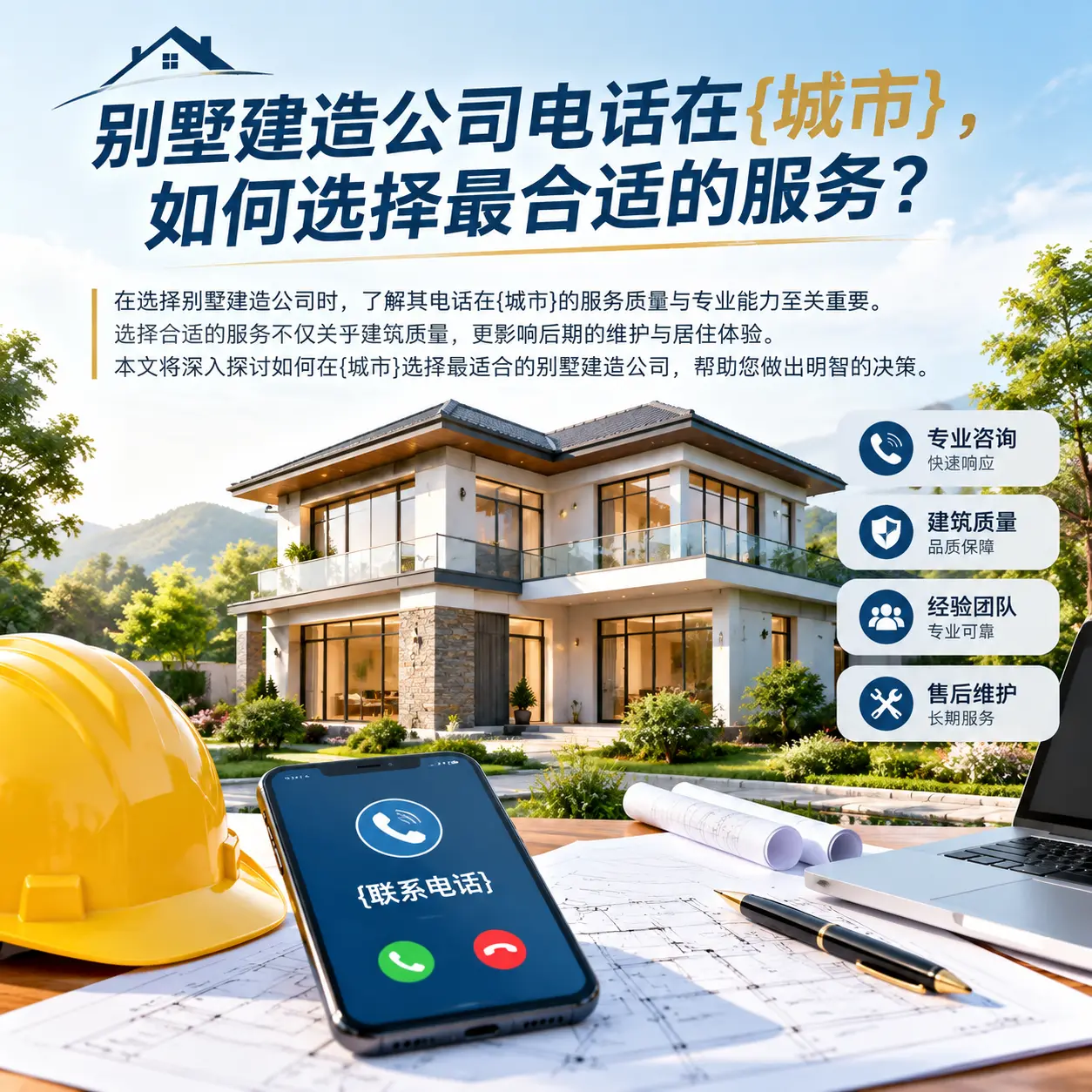 别墅建造公司电话在汇川，如何选择最合适的服务？