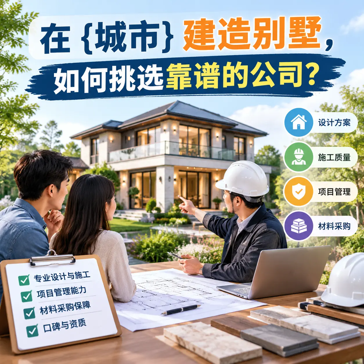 在 汇川 建造别墅，如何挑选靠谱的公司？