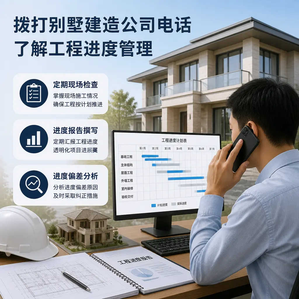 拨打汇川别墅建造公司电话，了解工程进度管理