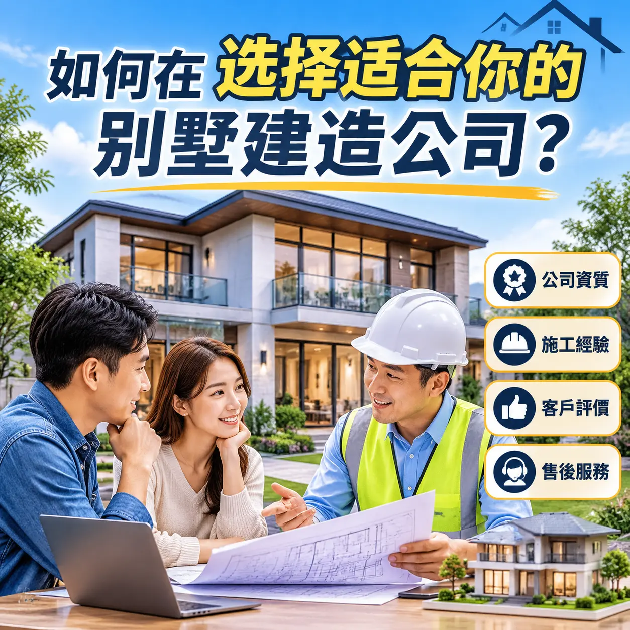 如何在 汇川 选择适合你的别墅建造公司?